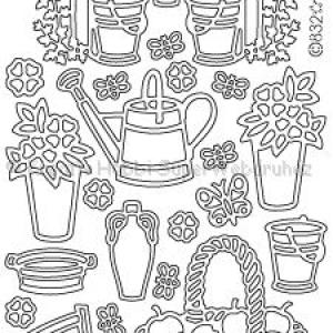 Kontúrmatrica - kert