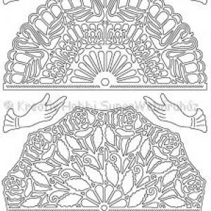 Kontúrmatrica - legyező