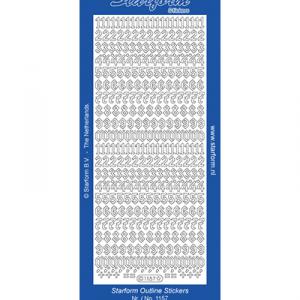 Kontúrmatrica - számok gótikus