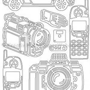 Kontúrmatrica - tárgyak