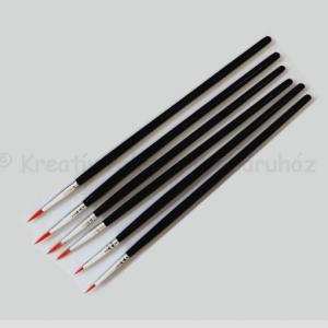Kontúrozó ecset szett, 6 részes