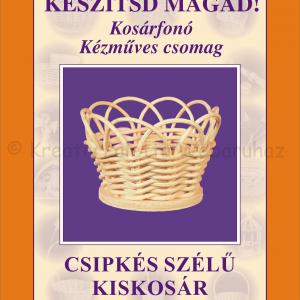 Kosárfonó készlet - Csipkés szélű kosár