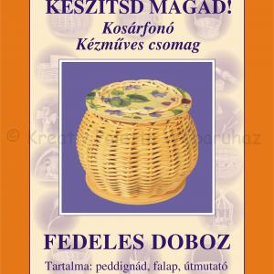 Kosárfonó készlet - Fedeles kosár