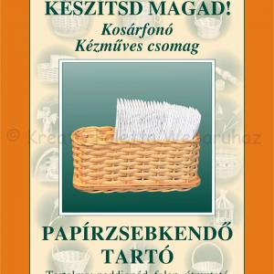 Kosárfonó készlet - Papírzsepi tartó