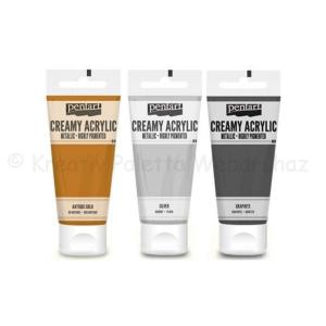 Krémes akrilfesték - METÁL SZÍNES 60 ml
