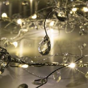 LED kristály fényfüzér