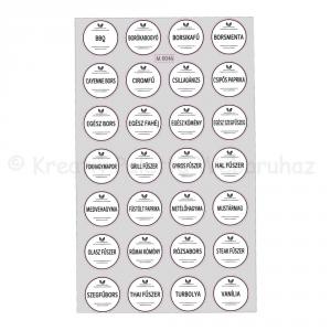 Matrica - fűszerek 28 db