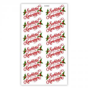 Matrica - Szeretettel Karácsonyra 12 db