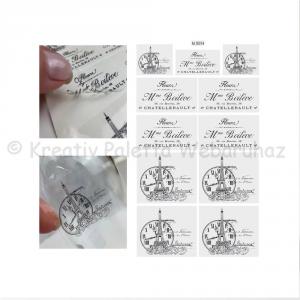 Matrica - Vintage címke II. 11 db - átlátszó