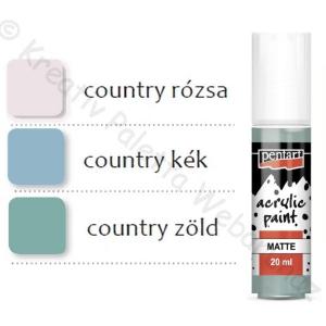 MATT akrilfesték 20 ml COUNTRY SZÍNEK