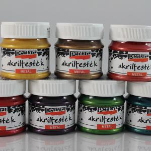 METÁL akrilfesték 50 ml ÚJ SZÍNEK