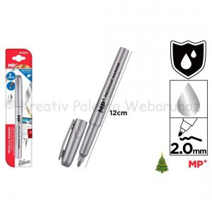 Metál marker 2 mm - ezüst