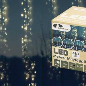 Meteor fényfüggöny vezérlővel, 2 m x 1 m 480 LED