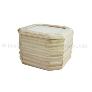 Nyolcszög alakú díszdoboz 13 x 13 x 9 cm