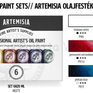 Olajfesték szett 6 x 20 ml - Artemisia