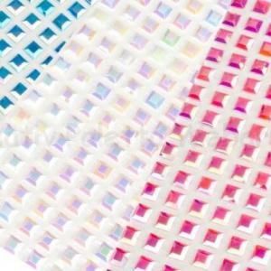 Öntapadó strassz irizáló kockák 40 db