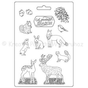 Öntőforma lágy PVC A4 - állatok