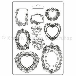 Öntőforma lágy PVC A4 - keretek  Precious frames