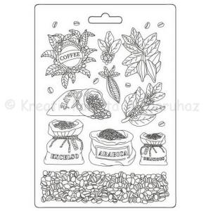 Öntőforma lágy PVC A5 - Coffee and Chocolate coffee