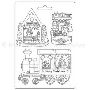 Öntőforma lágy PVC A5 - télapó