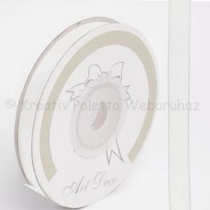 Organza szalag 0,6 mm - fehér