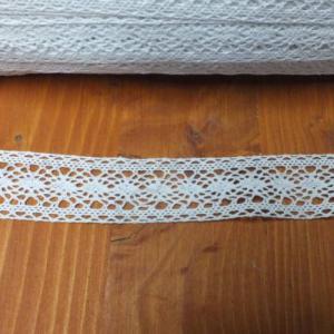 Pamut csipke - fehér 2 cm x 2 m