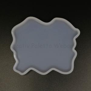 Professzionális szilikon öntőforma -  geóda téglalap 10 x 8 x 1 cm