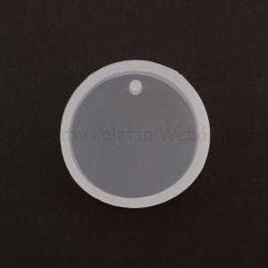 Professzionális szilikon öntőforma - kör 2,8 x 0,8 cm