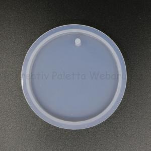 Professzionális szilikon öntőforma - kör 7 x 1,2 cm