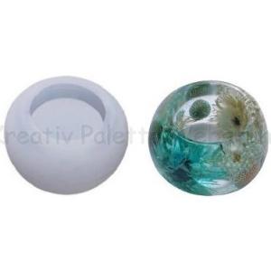 Professzionális szilikon öntőforma - mécsestartó 5,7 x 8,7 cm