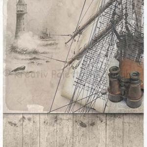 Rizspapír A/4 - hajózás