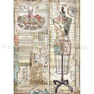 Rizspapír A/4 - manöken