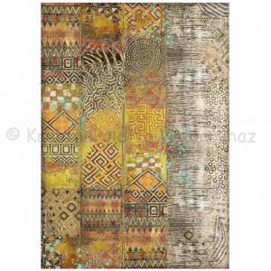 Rizspapír A/4 - Szavanna minta