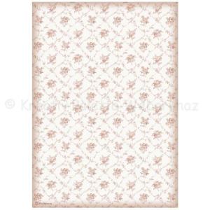 Rizspapír A/4 - Te és Én rózsás textúra You and Me