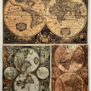 Rizspapír A/4 - térképek