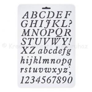 Stencil A/4 - ABC