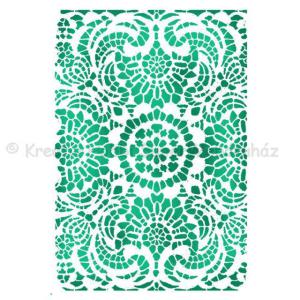 Stencil D, 20 x 15 cm - csipke