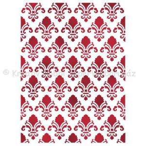 Stencil D, 20 x 15 cm - tapéta, textúra