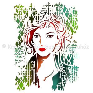 Stencil G, 21 x 29,7 cm - női kép