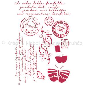 Stencil G, 21 x 29,7 cm - Post Cards 