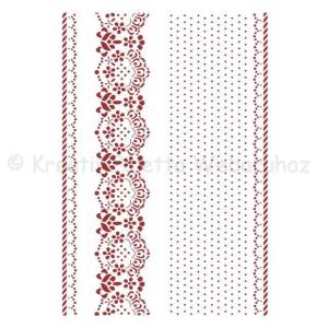 Stencil G, 21 x 29,7 cm - provence bordűrök