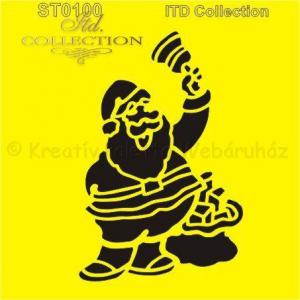 Stencil - mikulás