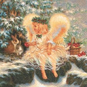 Szalvéta - angyalka