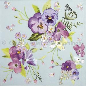 Szalvéta - árvácska