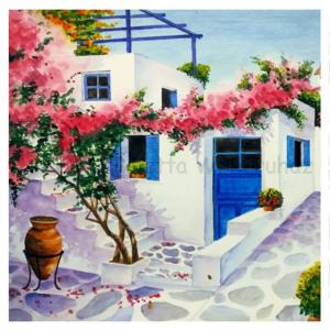 Szalvéta - Görög villa