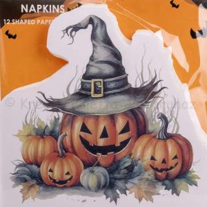 Szalvéta - Halloween tökfejek