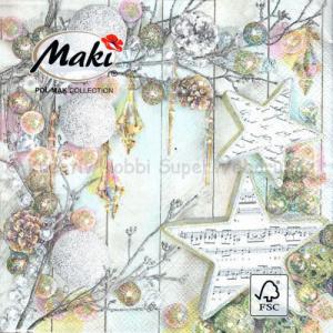 Szalvéta - karácsonyi függők