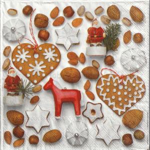 Szalvéta - karácsonyi mézeskalács - Chrismas bakery
