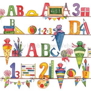 Szalvéta - kezdődik az iskola - School Start