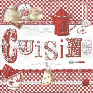 Szalvéta - konyha - cuisine cafetiere retro